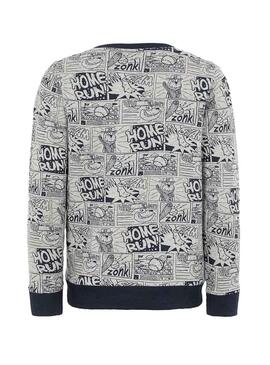 Sudadera Name It Otoon Gris Niño