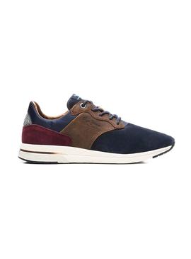 Zapatillas Pepe Jeans Jayker Mix Marino Hombre