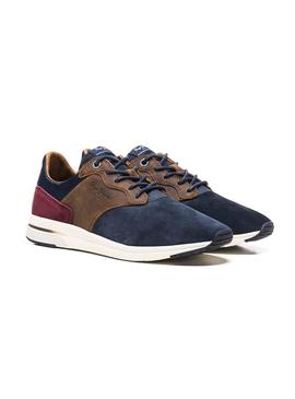 Zapatillas Pepe Jeans Jayker Mix Marino Hombre