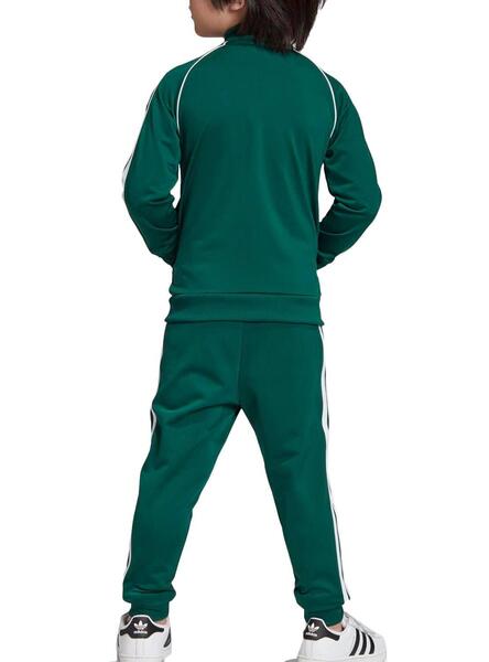 Chandal Superstar Verde Niño