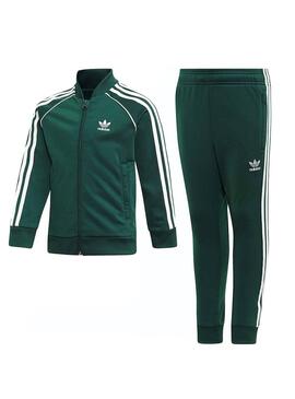 Chandal Adidas Superstar Verde Niño