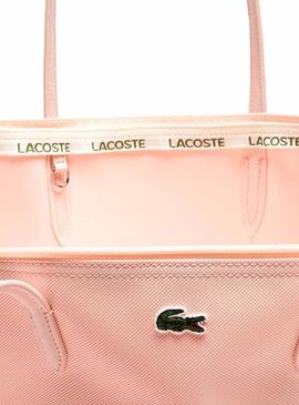Bolso Lacoste Tote Rosa Mujer