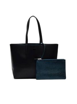 Bolso Lacoste Shooping Metal Reversible Verde 