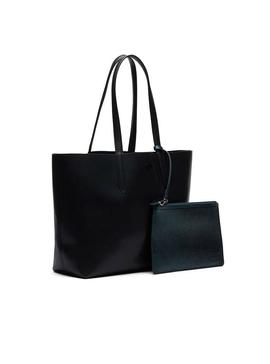 Bolso Lacoste Shooping Metal Reversible Verde 