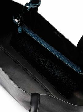 Bolso Lacoste Shooping Metal Reversible Verde 