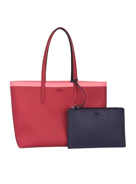Bolso Lacoste Anna Colorband Rosa Mujer