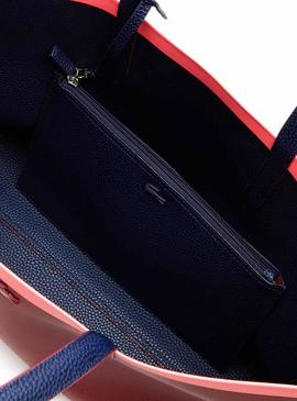 Bolso Lacoste Anna Colorband Rosa Mujer