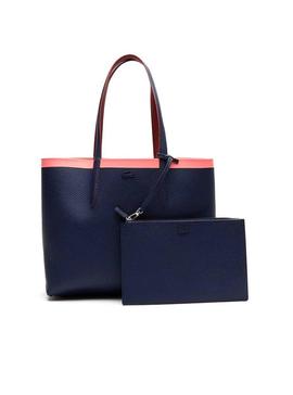 Bolso Lacoste Anna Colorband Rosa Mujer