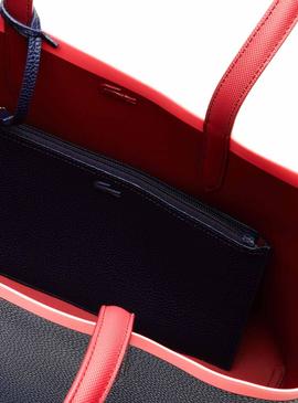 Bolso Lacoste Anna Colorband Rosa Mujer