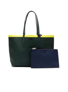 Bolso Lacoste Anna Colorband Verde Mujer