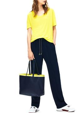 Bolso Lacoste Anna Colorband Verde Mujer