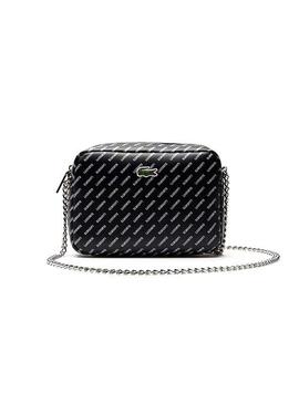 Bolso Lacoste Monografico Negro Mujer
