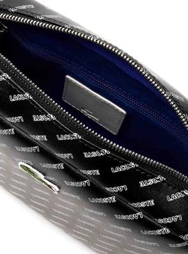 Bolso Lacoste Monografico Negro Mujer