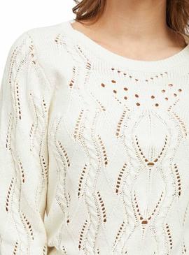 Jersey Naf Naf Esin Beige Mujer