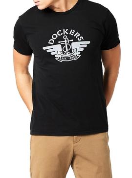 Camiseta Dockers Alpha Negro Hombre