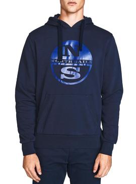 Sudadera North Sails Graphic Azul Hombre