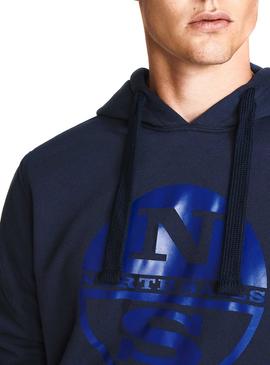 Sudadera North Sails Graphic Azul Hombre