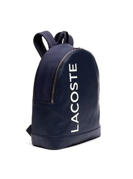 Mochila Lacoste Signature Azul Hombre