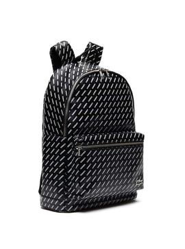 Mochila Lacoste Monografica Negro Hombre