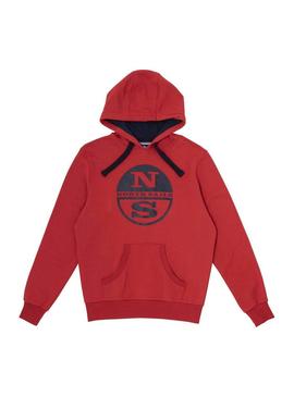 Sudadera North Sails Graphic Rojo Hombre