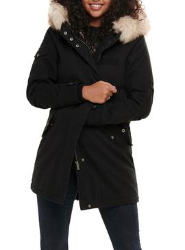 Parka Only May Negro Mujer