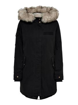 Parka Only May Negro Mujer