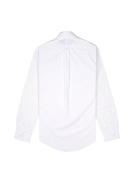 Camisa Polo Ralph Lauren Oxford Blanco Hombre