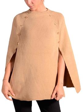 Capa Naf Naf Poncho Camel Mujer