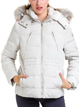 Cazadora Naf Naf Anorak Beige Mujer