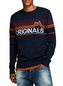 Jersey Jack and Jones Peak Azul Hombre