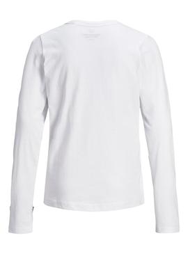 Camiseta Jack and Jones Carlo Blanco Niño