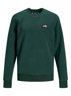 Sudadera Jack and Jones North Verde Niño