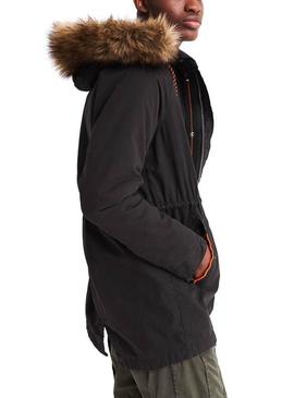 Parka Superdry Rookie Aviator Gris Para Hombre