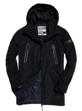 Parka Superdry Hydrotech Waterproof Negro Hombre