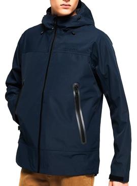 Chaqueta Superdry Hydrotech Waterproof Azul Hombre