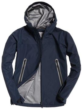 Chaqueta Superdry Hydrotech Waterproof Azul Hombre