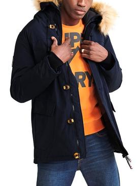 Parka Superdry Rookie Marino Para Hombre