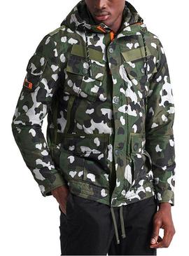 Chaqueta Superdry Icon Military Verde Para Hombre