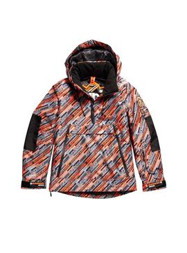 Chaqueta Superdr SD Mountain Naranja Para Hombre