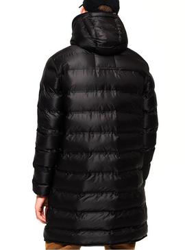 Abrigo Superdry Echo Quilt Negro Para Hombre