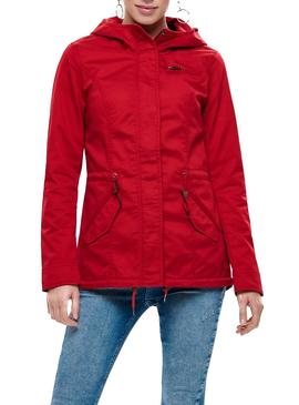 Parka Only New Lorna Rojo para Mujer