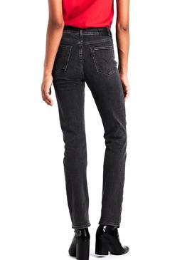 Pantalon Vaquero Levis 724 Straight Grey