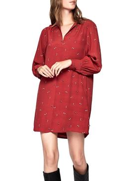 Vestido Pepe Jeans Louise Rojo Mujer