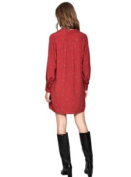 Vestido Pepe Jeans Louise Rojo Mujer