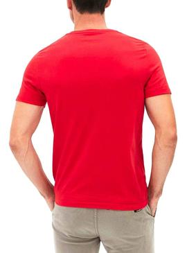 Camiseta Ecoalf Natal Label Rojo Para Hombre