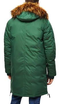 Parka Diesel W-Bullisk Verde Para Hombre