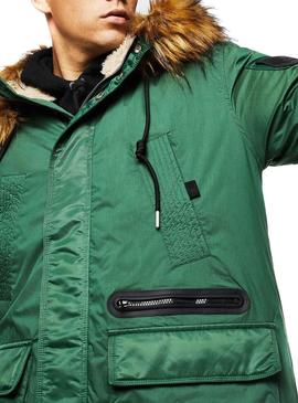 Parka Diesel W-Bullisk Verde Para Hombre