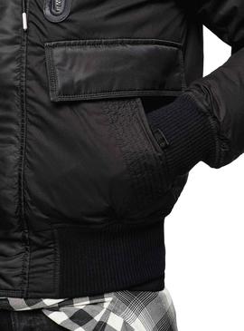 Chaqueta Diesel Burkisk Negro Para Hombre 