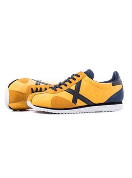 Zapatillas Munich Sapporo 36 Amarillo Para Hombre