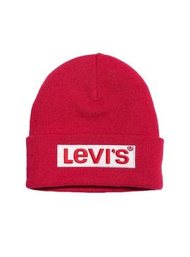 Gorro Levis Big Box Rojo Para Hombre